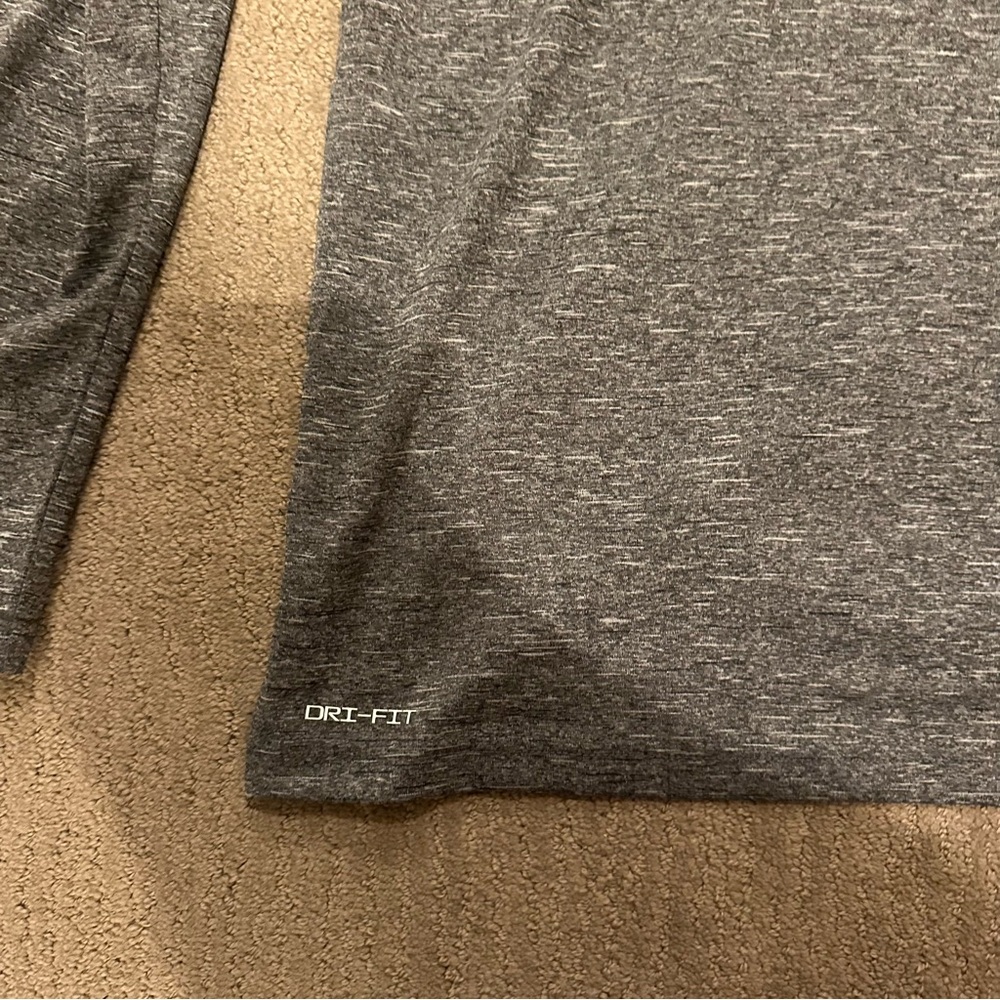 Nike Heather Grey Lightweight Pullover - image 2